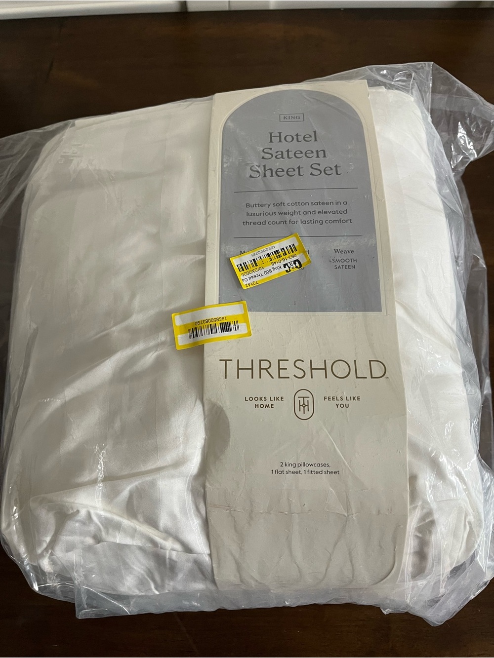 Threshold Hotel Saten sheet set KING